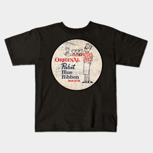 Pabst ---- Vintage Label Beer Lover Gift Kids T-Shirt